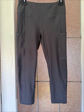 Silver Icing Women’s dark Grey Crop Track Pants with Side Pockets